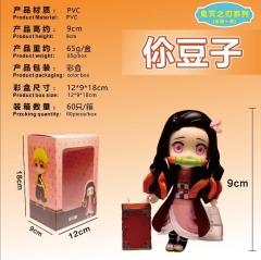 可动鬼灭之刃第一季-妳豆子 9CM 吸塑+彩盒