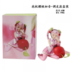 抱枕樱桃初音-调皮款盒装 10.6CM