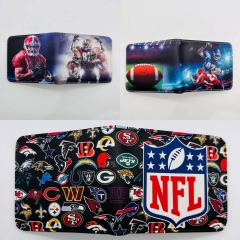 3 Styles American Football Star Cartoon Wallet Anime Short Purse
