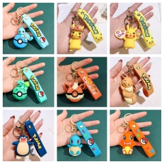 38 Styles Pokemon Cartoon Anime Figure Keychain