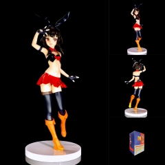 24cm 为美好的世界献上祝福 慧慧兔女郎 美少女手办动漫