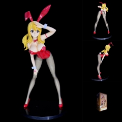 40cm 妖精的尾巴 路西 兔女郎 美少女 1/4 手办模型