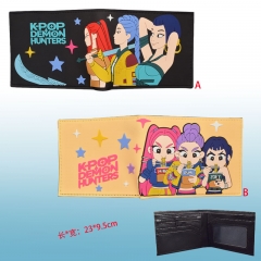 2 Styles K-Pop: Demon Hunters Cartoon Purse Anime Wallet