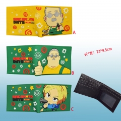 3款坂本日常人物硅胶钱包一个