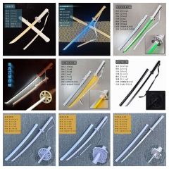 （Wooden) 11 Styles Bleach Cartoon Anime Wooden Sword Katana