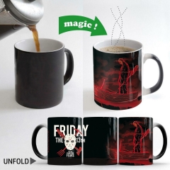 Friday the 13th 13号星期五 变色马克杯热感温咖啡水杯有趣礼物