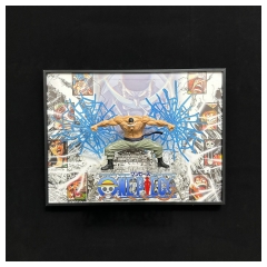 "顶上白胡子 "手办立体画3D  31*41cm