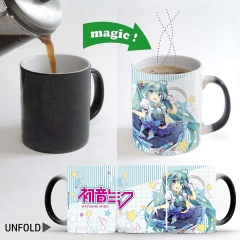 初音未来 变色马克杯 加入热液感温显示图案有趣咖啡茶水陶瓷杯子