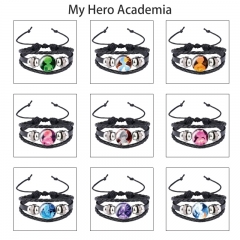 9 Styles My Hero Academia Cartoon Anime Bracelet Wristband