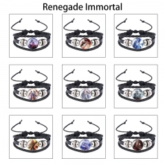 11 Styles Renegade Immortal Cartoon Anime Bracelet Wristband