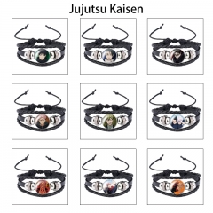 9 Styles Jujutsu Kaisen Cartoon Anime Bracelet Wristband