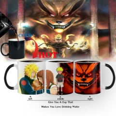 naruto火影小鸣人 变色马克杯陶瓷热感温渐变咖啡水杯子有趣礼物