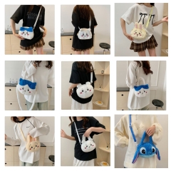 12 Styles chiikawa Cartoon Anime Plush Crossbody Bag