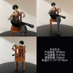19CM Attack on Titan/Shingeki No Kyojin Levi Ackerman PVC Anime Figure Toy