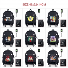 布鲁伊-11款 动漫老款数据线翻盖数据背包