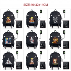 火影-10款 动漫老款数据线翻盖数据背包