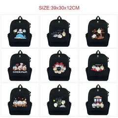 10 Styles Chiikawa Cartoon Anime Canvas Shoulder Backpack Bag
