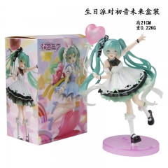 生日派对初音未来盒装 21cm