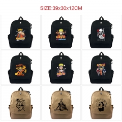 火影-10款  动漫帆布翻盖背包