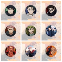 9 Styles Jujutsu Kaisen Cartoon Pin Anime Tinplate Brooch