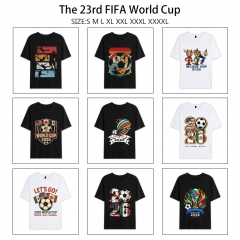 世界杯  动漫印花纯棉短袖T恤