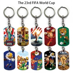11 Styles FIFA World Cup Cartoon Anime Keychain