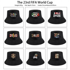 13 Styles FIFA World Cup Cartoon Sun Hat Cap Anime Bucket Hat