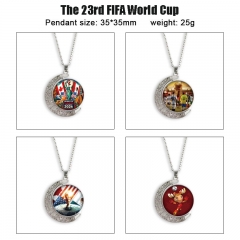 11 Styles FIFA World Cup Cartoon Anime Necklace