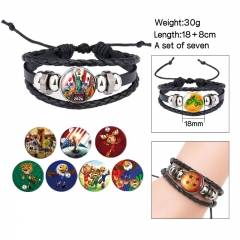 FIFA World Cup Cartoon Anime Bracelets Set