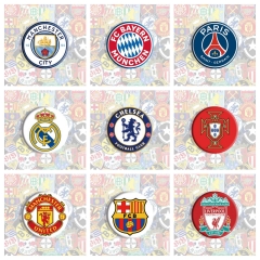9 Styles FIFA World Cup Cartoon Pin Anime Tinplate Brooch
