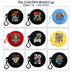 世界杯 动漫毛绒零钱包收纳包耳机包硬币零钱包（5个起批）