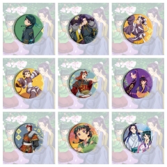 10 Styles The Apothecary Diaries Cartoon Pin Anime Tinplate Brooch