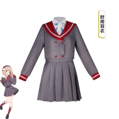 虚拟主播时雨羽衣cos服 二次元主播角色扮演cosplay动漫JK服套装