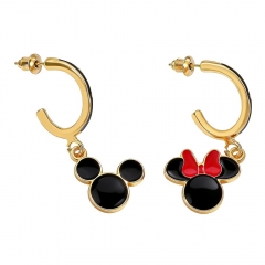 Mickey Minnie Mouse Cartoon Anime Alloy Earring