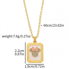 Mickey Mouse Cartoon Anime Alloy Necklace