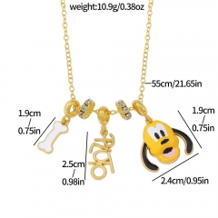 Disney Pluto Cartoon Anime Alloy Necklace