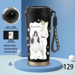 咖啡杯-熏香花朵凛然 绽放.