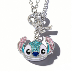 Lilo & Stitch Cartoon Anime Alloy Necklace