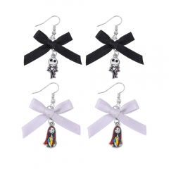 2 Styles The Nightmare Before Christmas Cartoon Anime Alloy Earring
