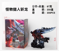 8cm Monster Hunter Glavenus Cartoon Anime PVC Figures