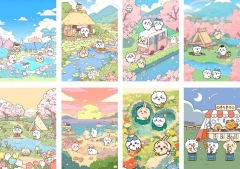 吉伊卡哇 动漫海报 1套8张