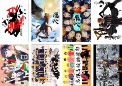 8PCS/SET Haikyuu Cartoon Cosplay Decoration Anime Poster