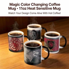 Game of Thrones权利的游戏 变色马克杯热感温咖啡茶水杯有趣礼物