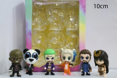 6PCS/SET 10cm Suicide Squad Cartoon Anime PVC Figures