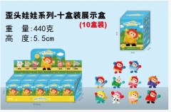 10PCS/SET 5.5cm Cute Cartoon Anime PVC Figures