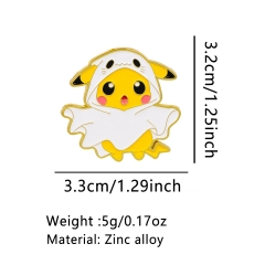 Pokemon Cartoon Pin Anime Alloy Brooch