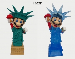 2 Styles 16cm Super Mario Bro Cartoon Anime PVC Figures