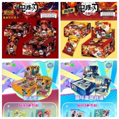 6 Styles Demon Slayer: Kimetsu no Yaiba DANDADAN Cartoon Surprise Blind Box Anime Card