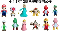 12PCS/SET Super Mario Bro Cartoon Anime PVC Figures