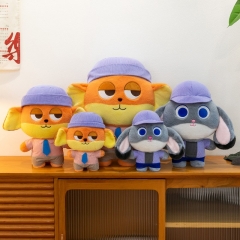 2 Styles 3 Sizes Zootopia Cartoon Anime Plush Toy Doll